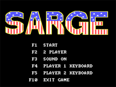 Sarge - Screenshot - Game Select Image