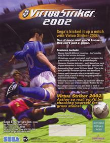 Virtua Striker 2002 - Advertisement Flyer - Front Image