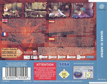 Quake III Arena - Box - Back Image