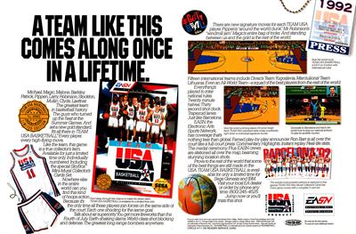 Team USA Basketball - Advertisement Flyer - Front Image