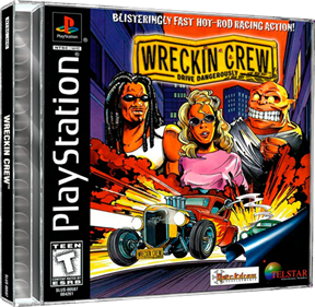 Wreckin Crew: Drive Dangerously - Box - 3D Image