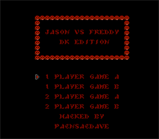 Jason Vs. Freddy: DK Edition - Screenshot - Game Title Image