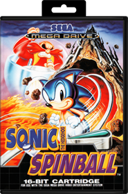Sonic the Hedgehog Spinball - Box - Front - Reconstructed Image