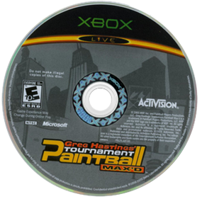 Greg Hastings' Tournament Paintball Max'd - Disc Image
