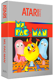 Ms. Pac-Man - Box - 3D Image