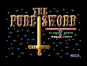 Cipher Patrol 2: The Pure Sword - Screenshot - Game Title Image