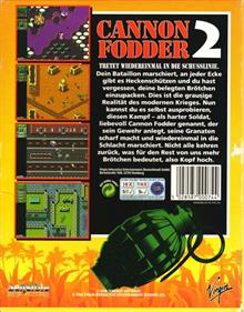 Cannon Fodder 2 - Box - Back Image