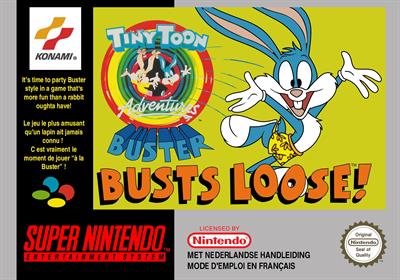 Tiny Toon Adventures: Buster Busts Loose! - Box - Front Image