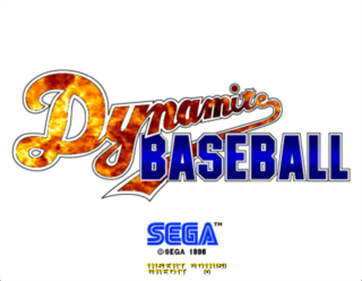 Dynamite Baseball - Screenshot - Game Title Image