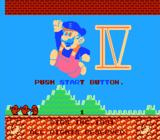 Mario IV - Screenshot - Game Title Image