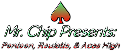 Mr. Chip Presents: Pontoon, Roulette & Aces High - Clear Logo Image