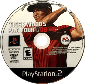 Tiger Woods PGA Tour 08 - Disc Image