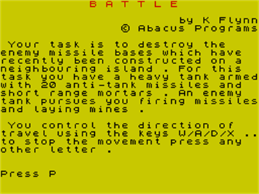 Battle - Screenshot - Game Title Image