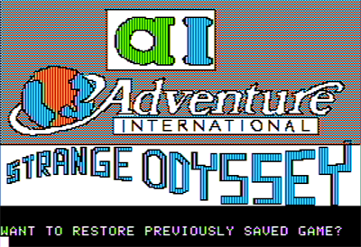 SAGA #6: Strange Odyssey - Screenshot - Game Title Image