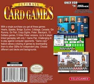Ultimate Card Games - Box - Back Image