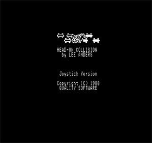 Head-On Collision - Screenshot - Game Title Image