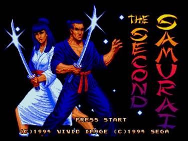 Second Samurai - Screenshot - Game Title