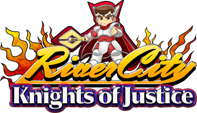 River City: Knights of Justice - Clear Logo Image