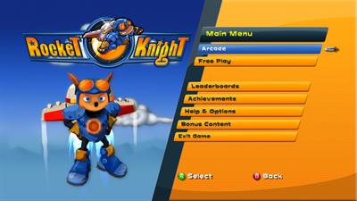 Rocket Knight - Screenshot - Game Select Image