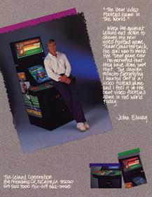 John Elway's Team Quarterback - Advertisement Flyer - Front Image