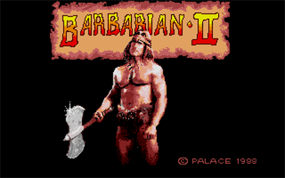 Barbarian II (Palace Software) - Screenshot - Game Title Image