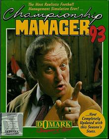 Championship Manager 93 - Box - Front Image