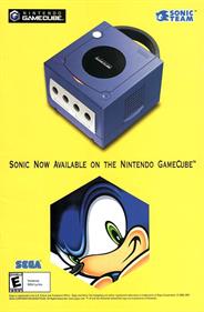 Sonic Adventure 2: Battle - Advertisement Flyer - Front Image