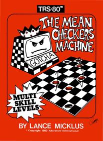 The Mean Checkers Machine - Box - Front Image