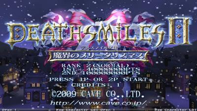 Deathsmiles II: Makai no Merry Christmas - Screenshot - Game Select Image