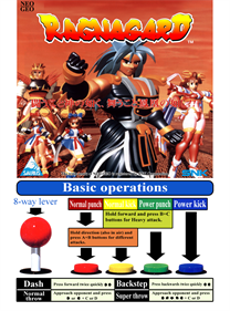 Ragnagard - Arcade - Controls Information Image