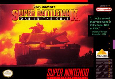 Garry Kitchen's Super Battletank: War in the Gulf  - Box - Front Image