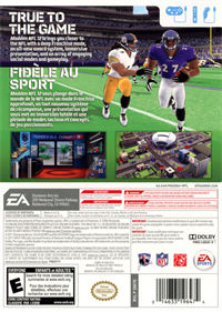 Madden NFL 12 - Box - Back Image