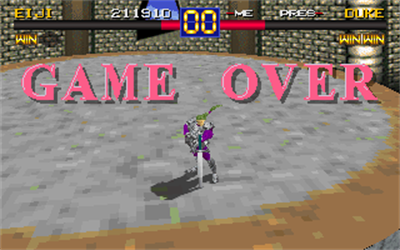 Battle Arena Toshinden - Screenshot - Game Over Image