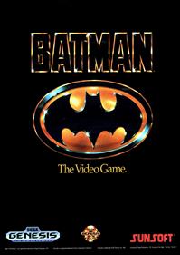 Batman: The Video Game - Advertisement Flyer - Front Image