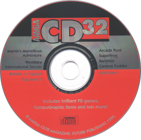 Amiga CD32 Issue 2 Cover Disc - Disc Image