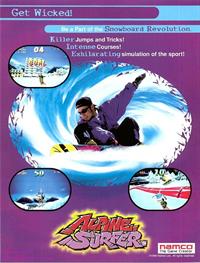 Alpine Surfer - Advertisement Flyer - Front Image