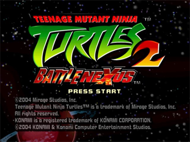 Teenage Mutant Ninja Turtles 2: Battle Nexus - Screenshot - Game Title Image