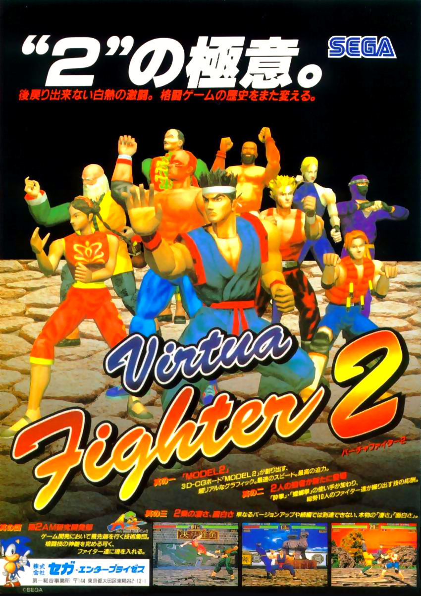 Virtua Fighter 2 Grafik Arcade Artwork Festzelt Aufkleber Graphic/alle Größen 