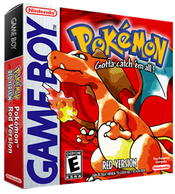 Pokémon Red Version - Box - 3D Image