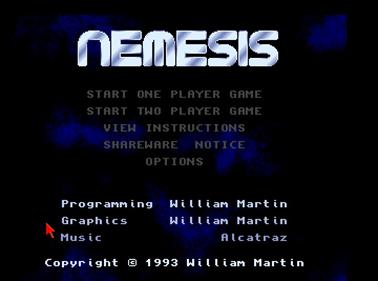 Nemesis - Screenshot - Game Title Image