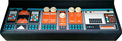 Asteroids Deluxe - Arcade - Control Panel Image