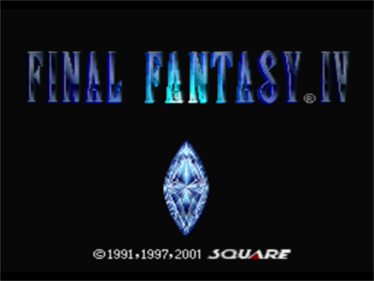 Final Fantasy IV - Screenshot - Game Title Image