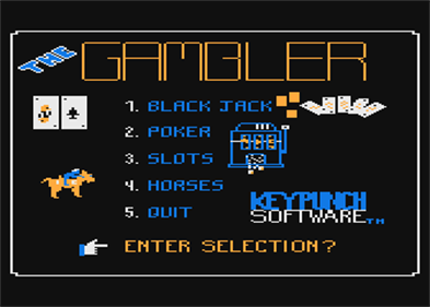 Gambler (Keypunch Software) - Screenshot - Game Title Image