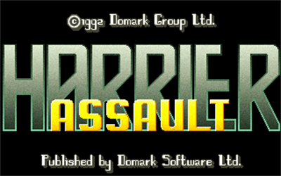 AV-8B Harrier Assault - Screenshot - Game Title Image