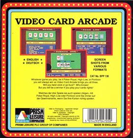 Video Card Arcade - Box - Back Image