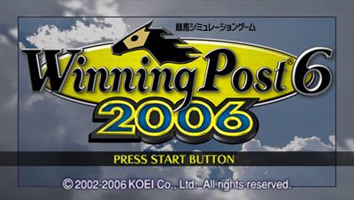Winning Post 6 2006 - Screenshot - Game Title Image