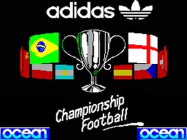 Adidas Championship Football  - Screenshot - Game Title Image
