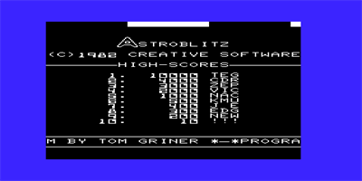 Astroblitz - Screenshot - Game Title Image