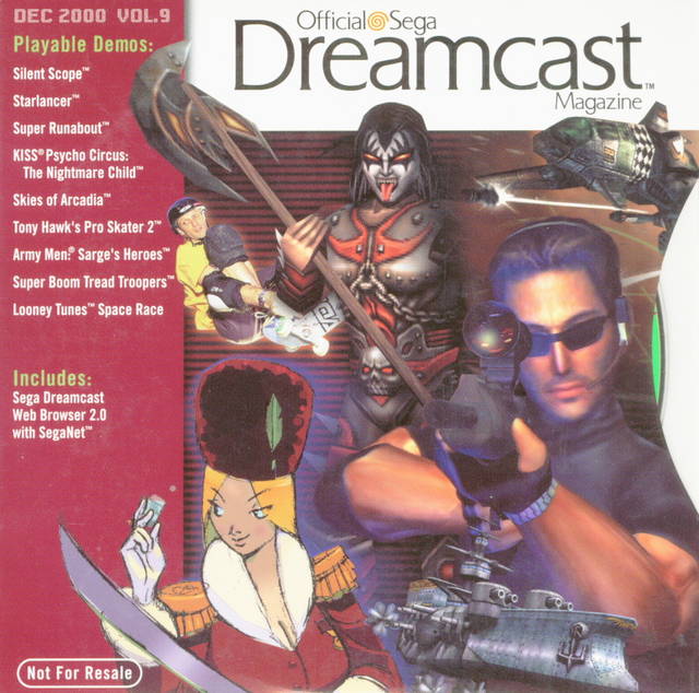 Official Sega Dreamcast Magazine Vol 9 December 2000 Details Launchbox Games Database
