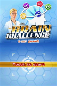 Brain Challenge - Screenshot - Game Title Image